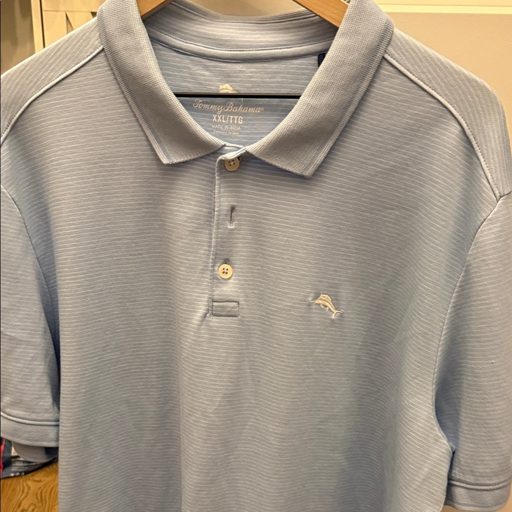 Tommy Bahama Sky Blue Men's Polo Shirt